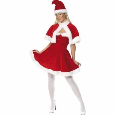 Carnavalskleding  Rode damesjurk kerst goedkoop