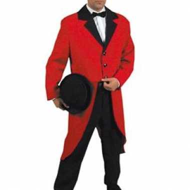 Carnavalskleding  Slipjas rood dames heren goedkoop