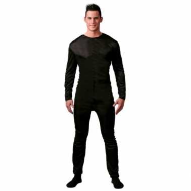 Ondercarnavalskleding verkleed suit zwart mannen dames goedkoop